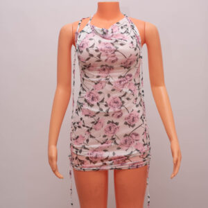 Blush Bloom Floral Bodycon Mini Dress 