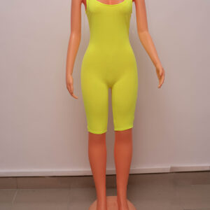 Neon Lime Bodycon Tank Jumpsuit 