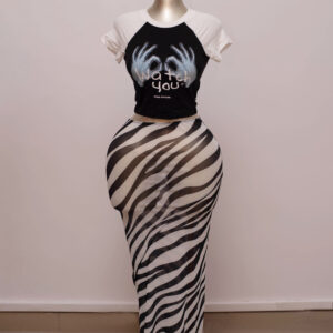 "Watch You" Graphic Crop Tee by KOME OFFICIAL